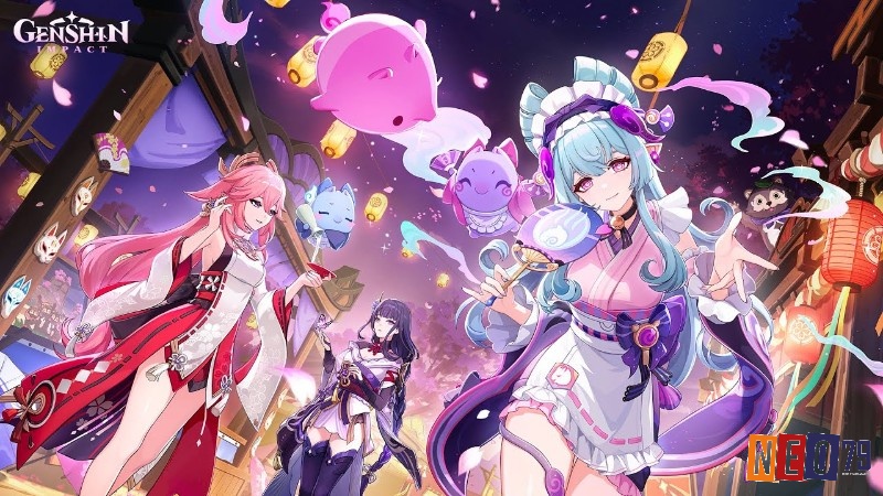 Game RPG mobile thể loại MMORPG Genshin Impact