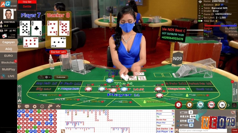 Hệ thống tính điểm trong baccarat casino online khác biệt so với các trò chơi bài khác